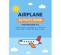 Road Trip Activity Book for Kids Ages 4-8: 80 Pages of Mazes, Coloring, Word Searches, Travel Bingo, Dot-to-Dot and Car Games for Long Drives - Fun Screen-Free Boredom Busters for Family Vacation