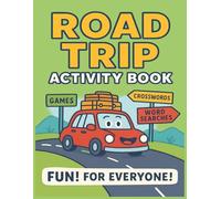 Road Trip Activity Book: Large Book with Fun Crossword Puzzles and Word Searches