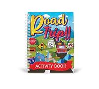 Road Trip Activity Book: Travel Games and Puzzles for Kids 6-12