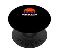 Road Trip America Family Trip 50 State Borders USA America PopSockets PopGrip Adhesivo