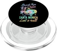 Road Trip Crew Santa Mónica Lets Roll Matching California PopSockets PopGrip para MagSafe