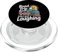 Road Trip Squad Lost But Laughing Diversión de Viajes - PopSockets PopGrip para MagSafe