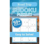 Road Trip Sudoku Puzzles: Sudoku Puzzles for Long Drives | Relax, Focus, and Solve on the Road | 6×9 Inches, 110 Pages | 50+ Puzzles | Solutions Included
