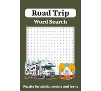 Road Trip Word Search Puzzle Book: Word Searches with Easy to Read Print about Road Trips, Traveling, Vacation and More | 6x9 inches, 110 pages | 50+ ... Gift for Vacations, Holiday and Free Times