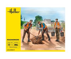 Road Workersmaquette Figura Road Workers HELLER 82754 1:24 Maqueta Tanque Pro