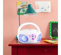 Roadie CD Boombox radio VHF espectáculo de luces reproductor de CD Bluetooth 5.0 Auna