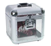 Roadinger 30110038 - Caja redondeada para vinilos (aluminio 75/75, acrílico)
