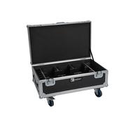 Roadinger - Carcasa para bicicleta AKKU UP-4 QCL Spot QuickDMX MK2 con función de carga y ruedas