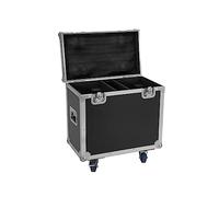 ROADINGER Flightcase 2 x TMH-W400 | PRO Flightcase con ruedas giratorias para 2 x TMH-W400