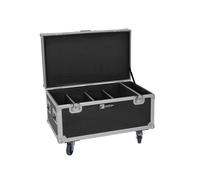 ROADINGER Flightcase - 4 cajas multiinflood IP 8 x 10 W RGBW Wash | Baúl con ruedas giratorias