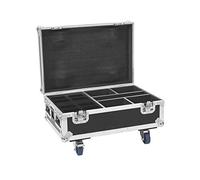 Roadinger Flightcase 4X AKKU IP UP-4 Plus HCL Spot WDMX con Cha