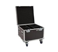 ROADINGER Flightcase 4x LED Teatro COB serie 100 con ruedas