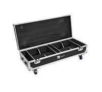 Roadinger Flightcase - Caja de transporte (8 baterías IP UP-4, QuickDMX, con función de carga para hasta ocho faros)