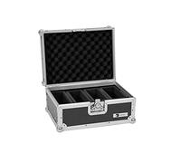 ROADINGER Flightcase EC-4AC 4x Baterías Flat Light Series | Práctica funda de transporte para Eurolite Flat Lights