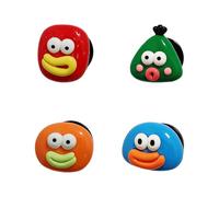 RoadLoo Ganchos Adhesivo, 4 Piezas Ganchos Adhesivos de Colores Colgador Infantil para Pared Adecuado para Sala de Estar Dormitorio Balcón para Baño Cocina Llaves Ropa Paraguas Bufandas