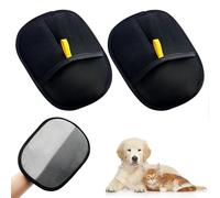 RoadLoo Guantes de Aseo, 2PCS Guantes de Cuidado de Mascotas de Doble Cara para el Pelo para Lavar el Pelo Limpieza de Alfombras y Sofás Guantes Versátiles para Eliminar el Pelo de Perros y Gatos
