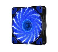 Roadoor aja De La Computadora Ventilador De Refrigeración Ventiladores De La Caja Rodamiento Hidráulico Silencioso 3Pin 4Pin Caja De La Computadora Ventilador Radiador 15 Luces LED para La Caja De