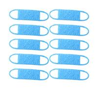 Roadoor Boca Miniatura de Máscara realista meticulosa Paño de Fabricación Casa de Muñecas Cubierta de Cara Miniaturas compatibles con Micro Hospital Azul