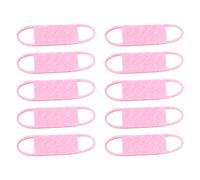 Roadoor Boca Miniatura de Máscara realista meticulosa Paño de Fabricación Casa de Muñecas Cubierta de Cara Miniaturas compatibles con Micro Hospital Rosa