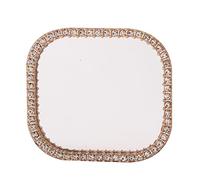 Roadoor Mini Mirror Dollhouse Rectangular Round Mirror Lightweight A
