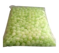Roadoor Perlas De Pesca con Brillo Luminoso Señuelos De Pesca Perlas Luminosas Plástico De Colores Brillantes Perlas Luminosas De Noche para Pescar para Pescar En La Oscuridad 100Pcs / Bolsa 8 mm