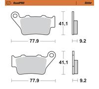 MOTO MASTER Street bike RoadPRO Pastillas de Freno Sinter Trasero idea - 403402