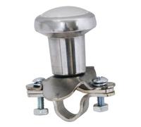 RoadPro RP-70100 - Pomo giratorio cromado para volante
