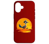 Roadrunner Sunset Fast Bird Running The Roads Gafas de Sol Carcasa para iPhone 16