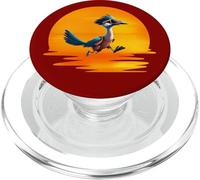 Roadrunner Sunset Fast Bird Running The Roads Gafas de Sol PopSockets PopGrip para MagSafe