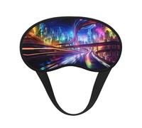 Roads of The Future - Máscara de dormir de cobertura completa, máscara de dormir relajante, sin estrés, máscara de ojos nocturna