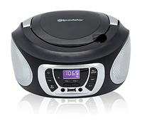 Roadstar CDR-365U/SL Radio CD Digital Portátil USB/AUX Plata