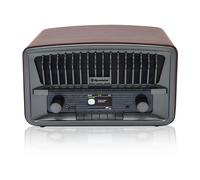 Roadstar HRA-270D+BT Radio Portátil Vintage Digital Dab/Dab+/FM, Bluetooth, USB, Stereo, AUX-IN, Pantalla LCD, Conexión para Auriculares, Despertador Alarma Dual, Madera