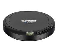 Roadstar PCD-499BT Discman, Reproductor de CD-MP3 / WMA, con Bluetooth, CDA,CD-R, CD-RW, Portátil con Auriculares Incluidos, Inalámbrico, Función Antichoque, Pantalla LCD, Pilas, Cable USB, Negro