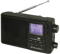 Roadstar TRA-2340PSW Radio Portátil Digital Multibanda Am/FM/SW Funciona a Red/Pilas, Toma de Auriculares, Transistor Pequeño y Ligero, Altavoz 8W, Temporizador para Apagado, Negro