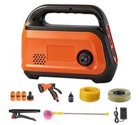 Roadtime Bomba de agua inalámbrica para Makita 18 V(sin batería), autocebante portátil, presión 1.5 MPa,caudal 8-11 L/min, con manguera 10 m y pistola multifunción, riego jardín lavado coche limpieza