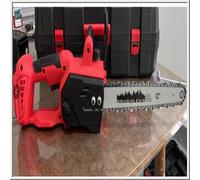 Roadtime Sierra de cadena inalámbrica de 12 pulgadas para DeWalt batería de 18 V (sin batería), sierra de árbol sin escobillas con 2 cadenas de repuesto, minimotosierra con gafas y guantes para cortar