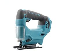 Roadtime Sierra de calar inalámbrica de 420 W para batería Makita de 18 V (sin baterías), motor sin escobillas 800-3500 RPM, ángulo de biselado máximo de 45°, carrera de corte de 26 mm, 6 cuchillas