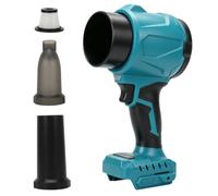 Roadtime soplador de Aire de soplado y succión para Makita 18V(sin batería) | Soplador de hojas 2 en 1 con batería turbo, sin escobillas, potencia de succión de 1200 g, 3 boquillas
