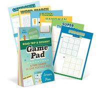 Roadtrip & Getaway On-The-Go Game Pad, Travel Car Activities Book for Kids (Kids' Go-Go Game Pads)