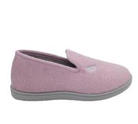 ROAL ZAPATILLA 12344 CASA CÓMODA Y FRESCA DE MUJER PANTUFLA RIZO BAMBOO ROSA PLANTILLA PLUMAFLEX 28885-36