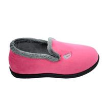 ROAL Zapatilla R12203 CASA para Mujer CÓMODA Peluche Fuxia Pantufla con Plantilla PLUMAFLEX 26412 (Fuxia, 38)
