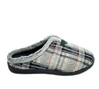 ROAL Zapatilla R12273 Pantufla DE Hombre Peluche Cuadro PETACHO Negro Plantilla PLUMAFLEX 27267-44