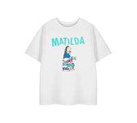 Roald Dahl Opciones de camiseta gráfica, camiseta de manga corta con cuello redondo, ropa de personajes de dibujos animados para niños, mercancía clásica, Matilda, 11-12 años
