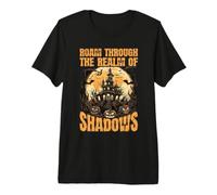 Roam Through Realm of Shadows Halloween Vacation Traveling Camiseta Premium