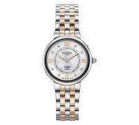 Roamer 859845 49 29 50 Capri Diamond - Reloj de pulsera de dos tonos para mujer, Mopa blanca, Correa