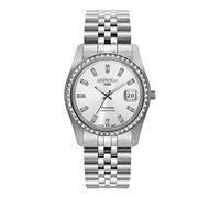 Roamer Reloj analógico de cuarzo para mujer 853858 Positano, Plata/plata/plata - 853858 41 19 20, Pulsera