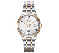 Roamer Seehof 509833 49 14 20 - Reloj analógico para mujer con esfera plateada, plateado, Correa