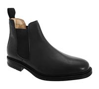 Roamers - Botas de Cuero con Forro y Reforzado Modelo Dealer para Hombre (47 EU/Negro)
