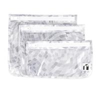 Roamio - Bolsa de viaje, artículos de tocador, bolsa aprobada por la TSA, tamaño de un cuarto de galón, compatible con aerolíneas, lado transparente, organización de bolsa de pañales, maquillaje