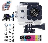Roamix Vision 4k, Roamix Vision Camera, Roamixs Vision Pro 4k Camera, HD Waterproof Outdoor Underwater Cameras, Diving Sports Cameras with WiFi, 140° Wide-Angle Lens (White)